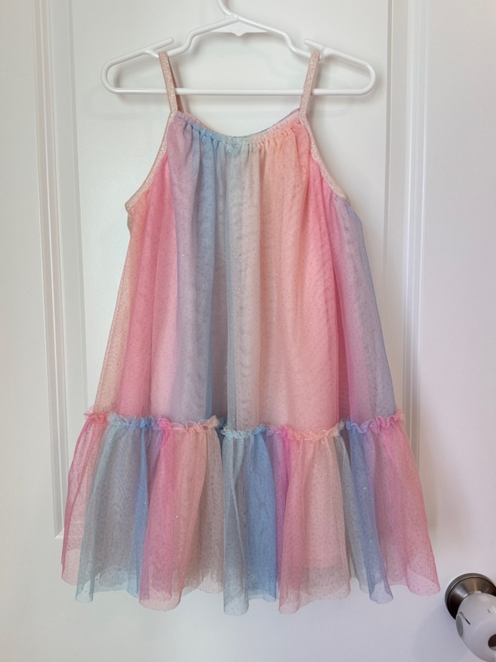 Zunie Toddler 5T Rainbow & Sparkly Layered Tulle Dress